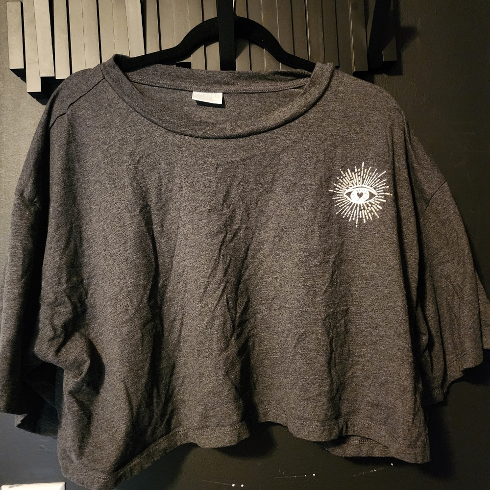 Abound Plus Size Crop Top Eye 3x